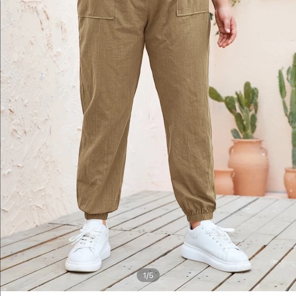 1XL Plus Size Khaki SHEIN Pants. NWOT, never worn. - Picture 2 of 8